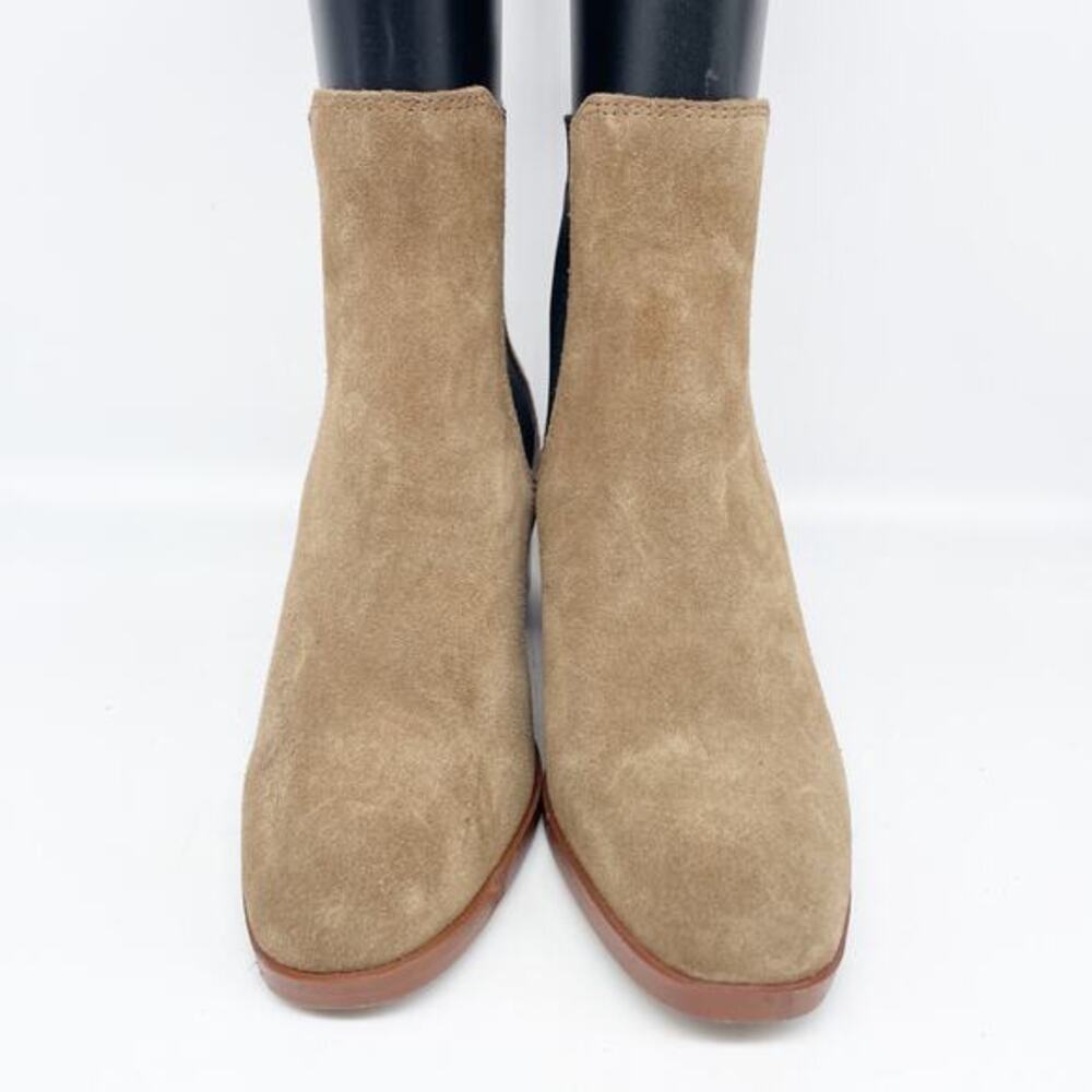 Steve Madden Women's Rhiannon Chelsea Boot‎ Cognac Suede Size 6.5M - Picture 2 of 15